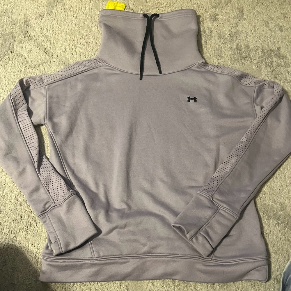 Under Armour Lavender High-Neck Sweatshirt